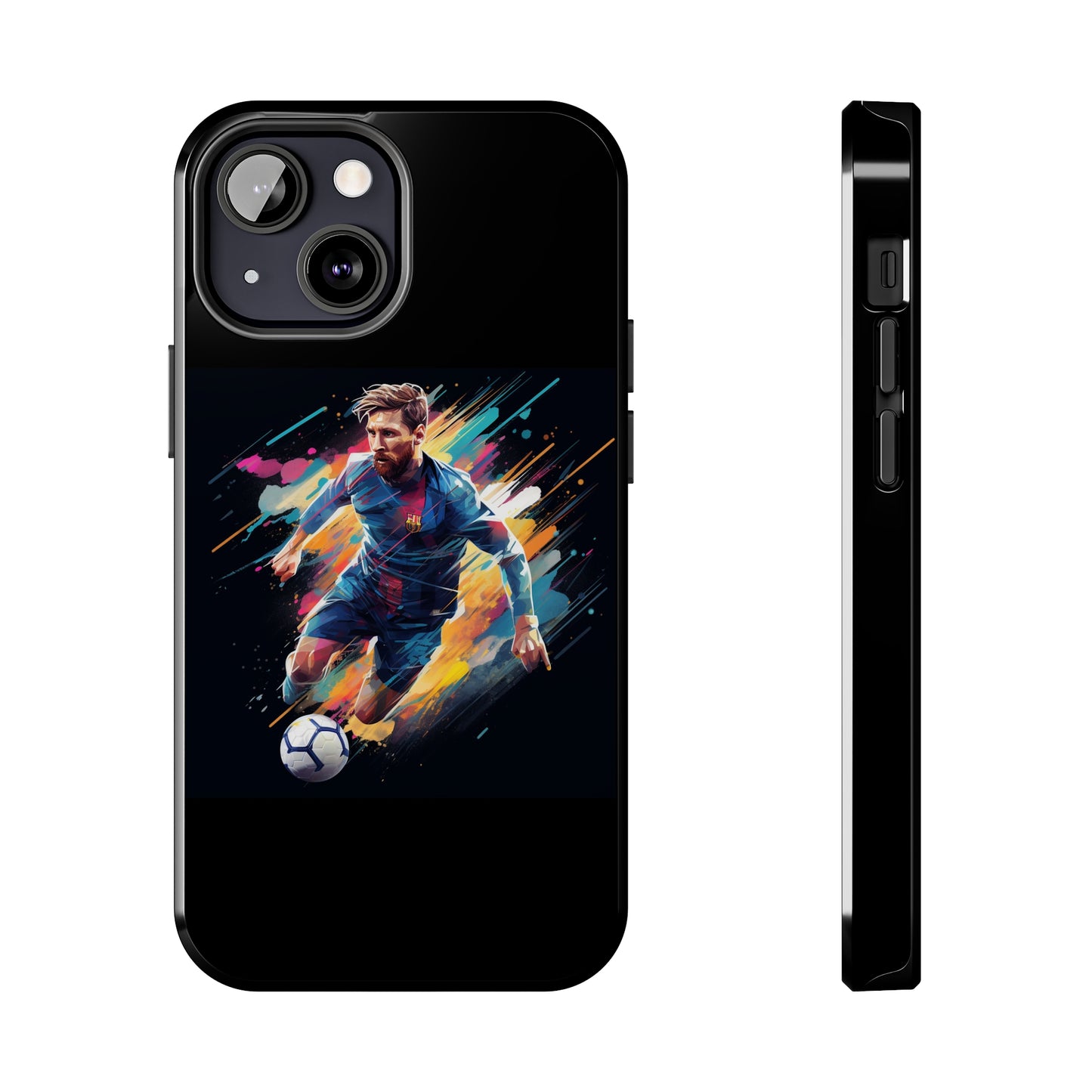 Messi Black iPhone Case