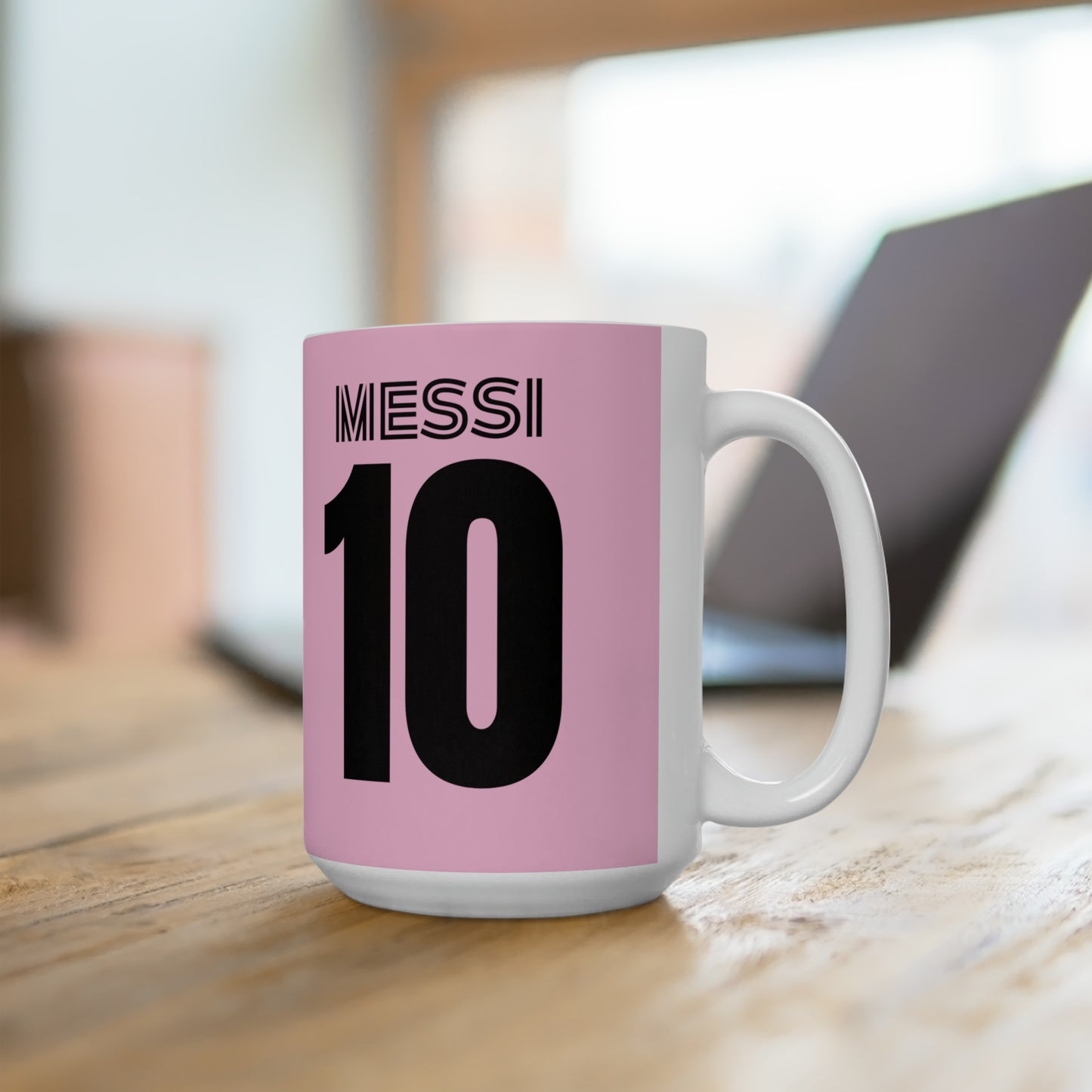 Messi Pink Ceramic Mug 15oz