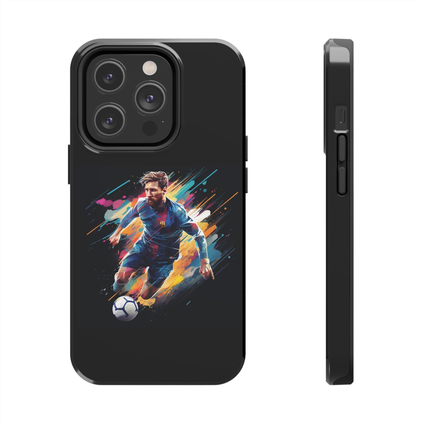 Messi Black iPhone Case