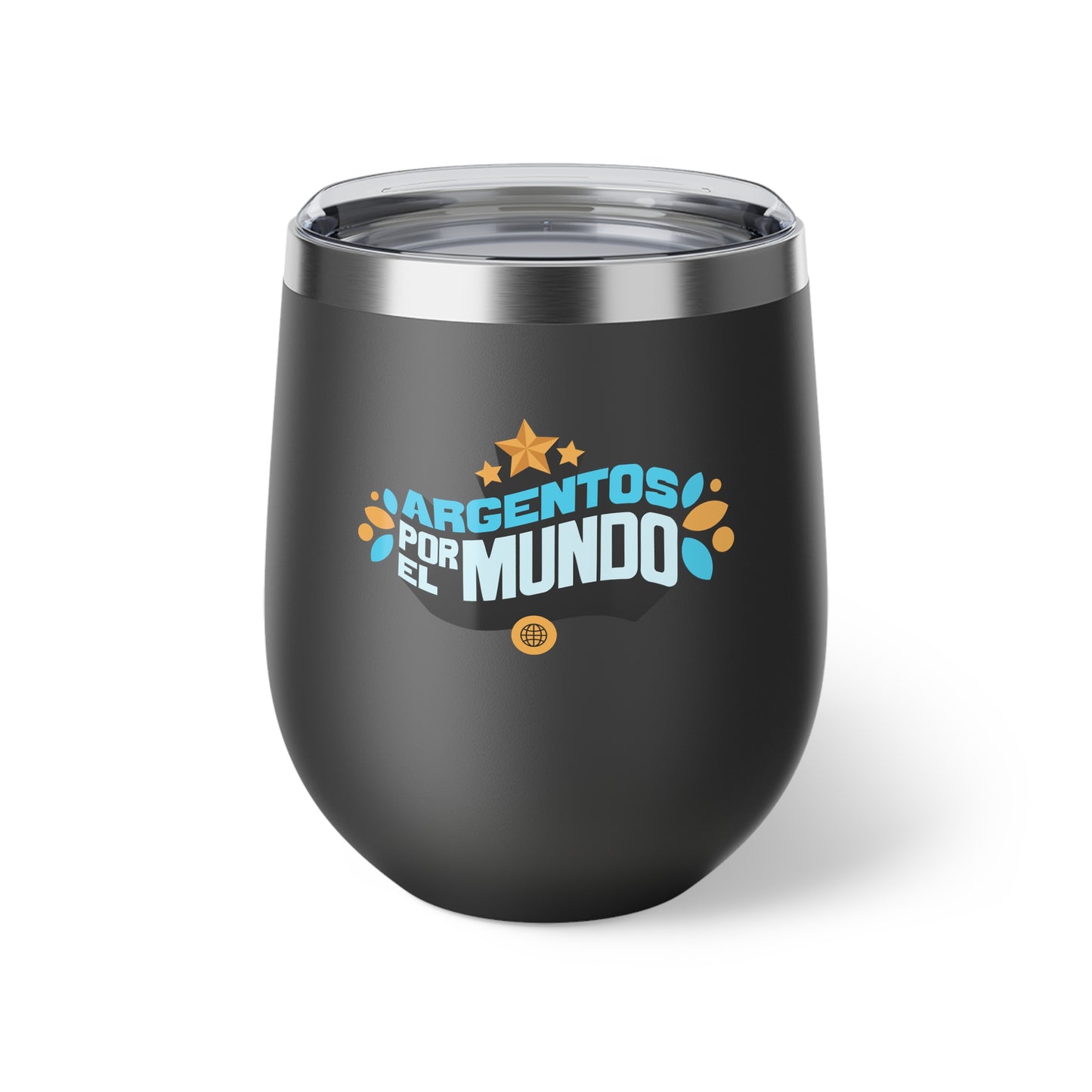 Argentos Por El Mundo Copper Vacuum Insulated Cup, 12oz