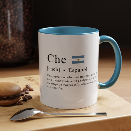 Taza "Che" con Definición y Bandera Argentina