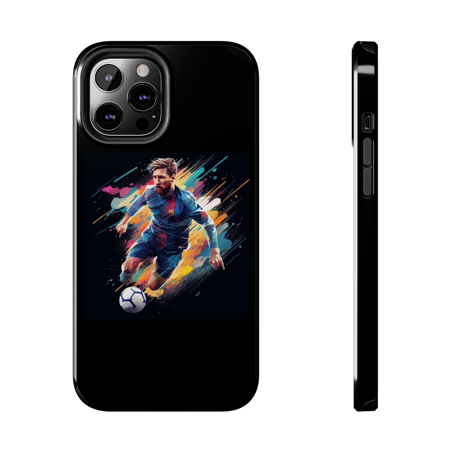 Messi Black iPhone Case