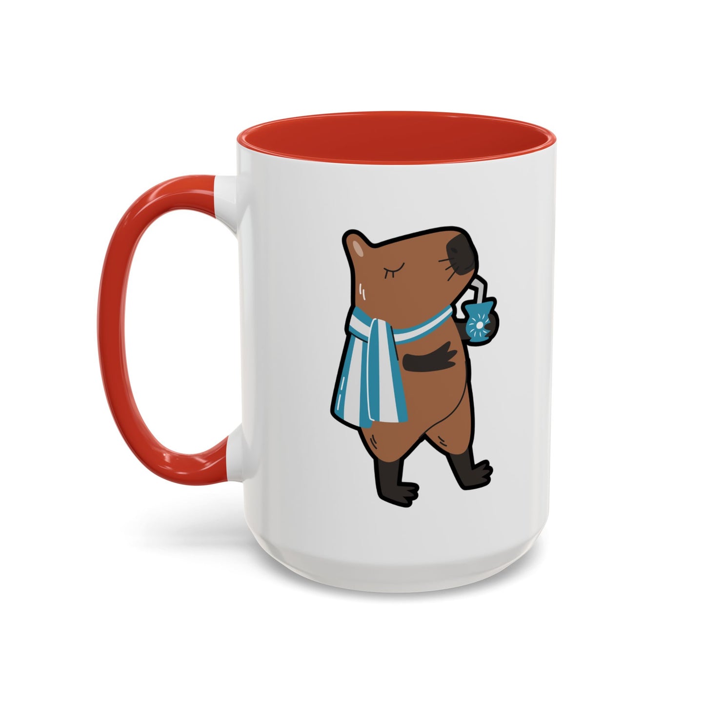 Capibara Tomando Mate Argentina Taza