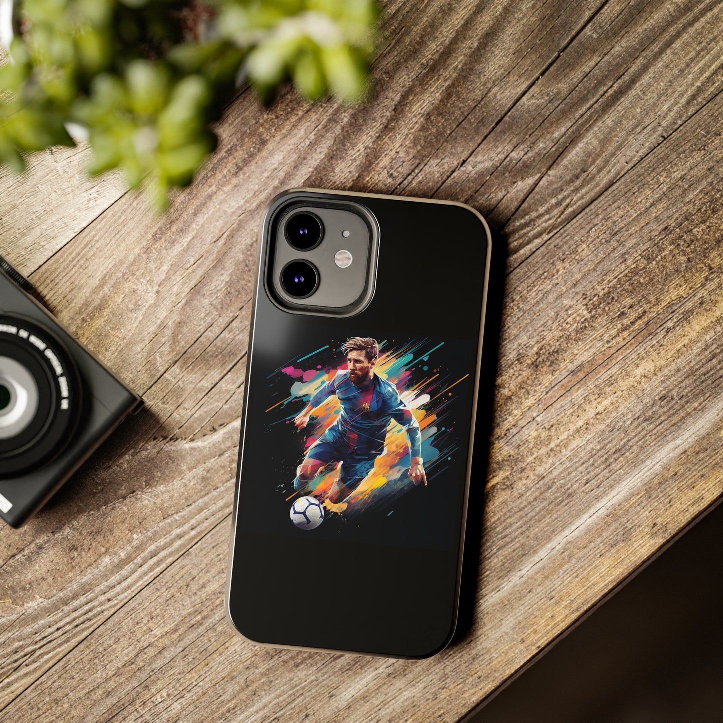 Messi Black iPhone Case