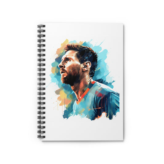 Messi Spiral Notebook - Ruled Line