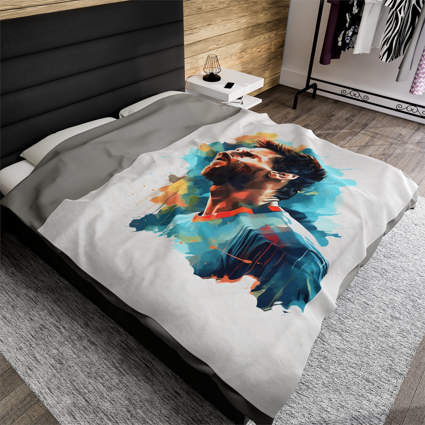 Messi Velveteen Plush Blanket