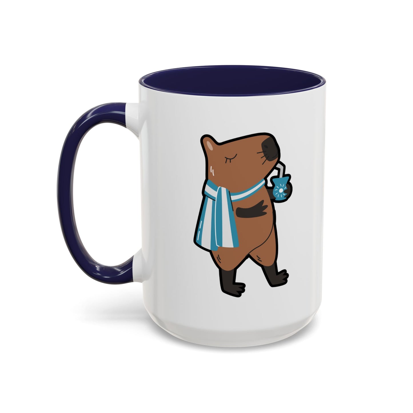 Capibara Tomando Mate Argentina Taza