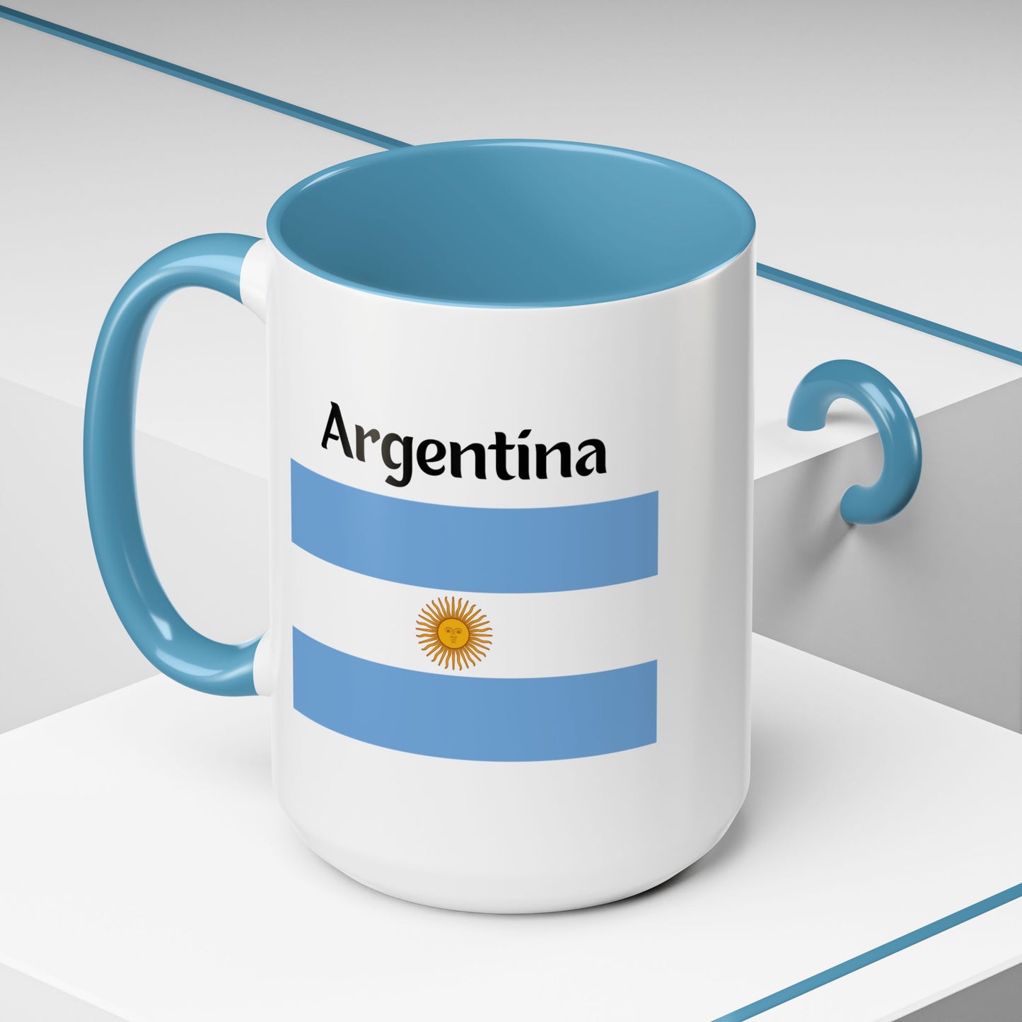 Taza "Argentina" con Bandera