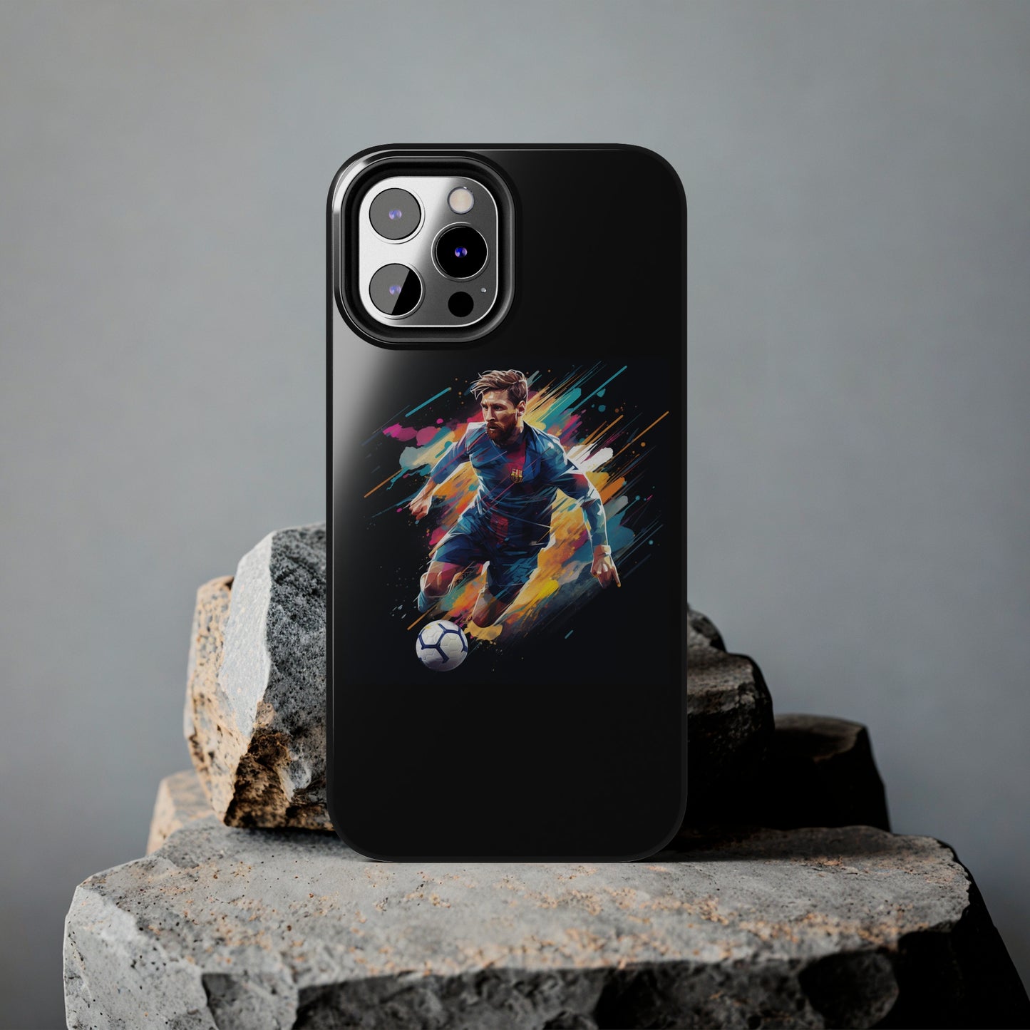 Messi Black iPhone Case