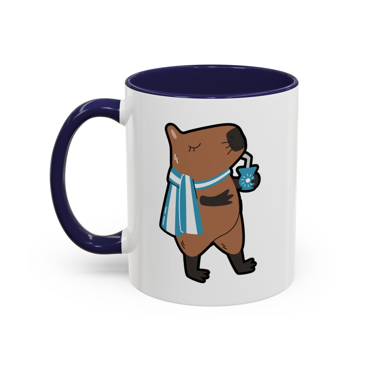 Capibara Tomando Mate Argentina Taza