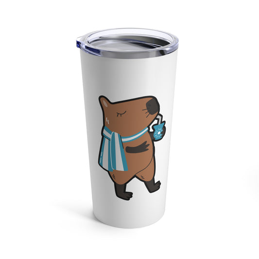 Capibara Tomando Mate Argentina Tumbler 20 oz.