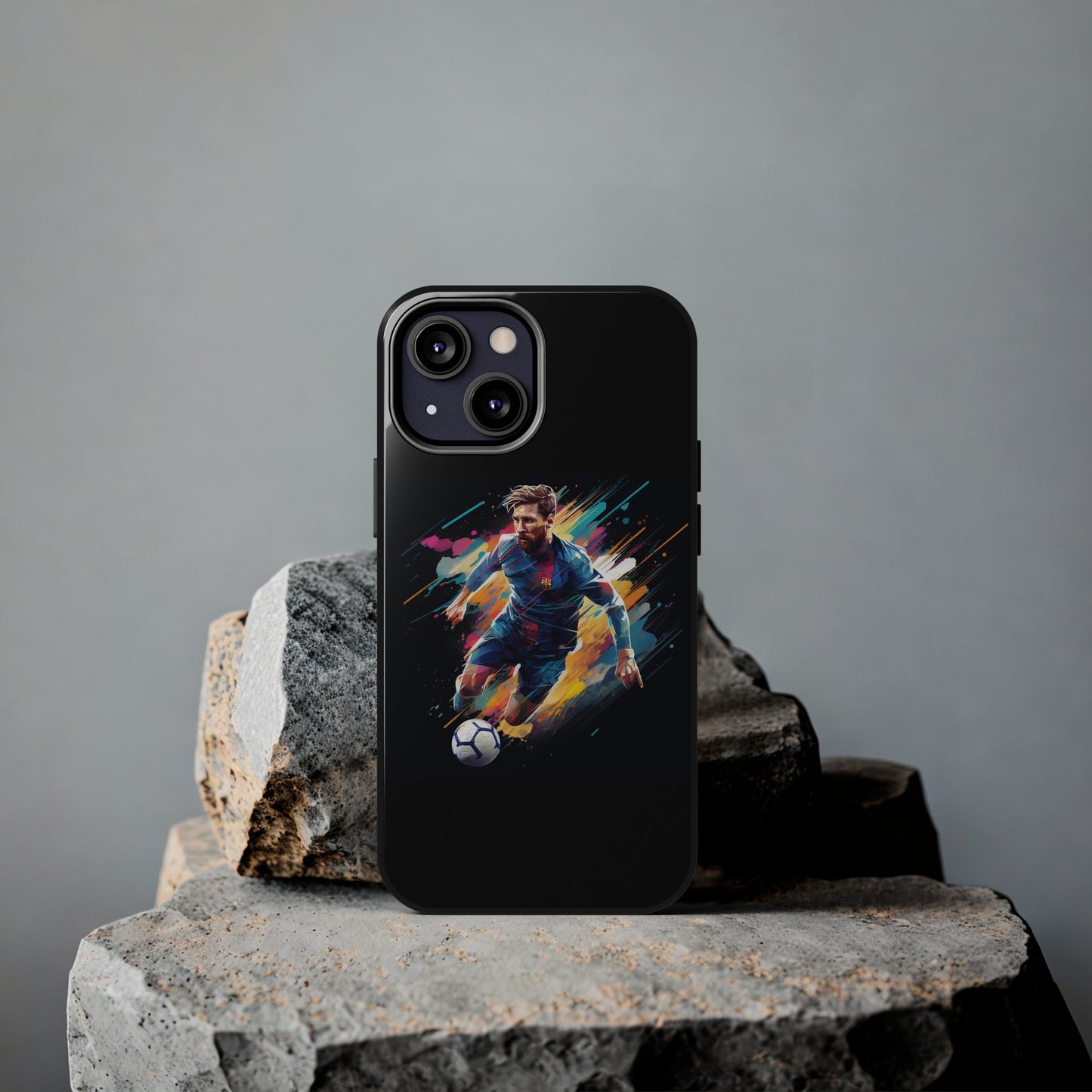 Messi Black iPhone Case