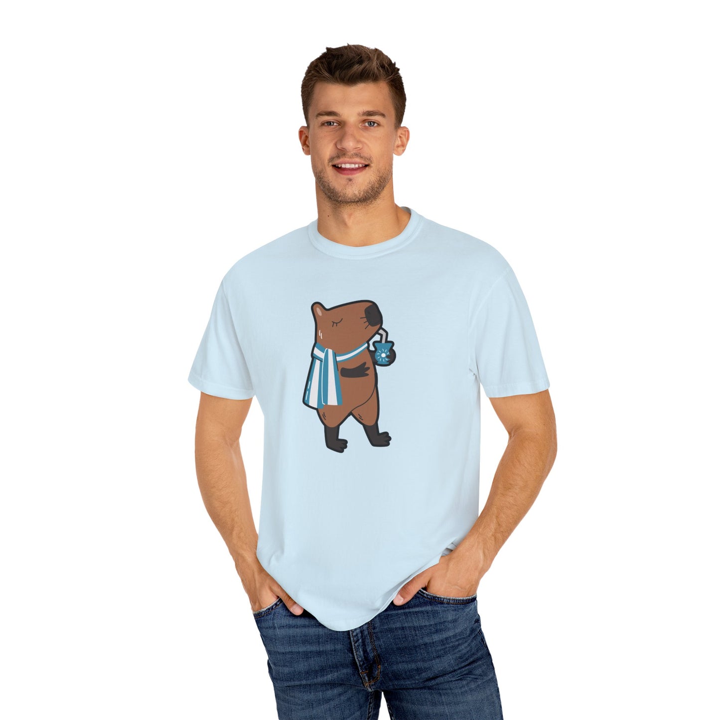 Capibara Tomando Mate Argentina Remera