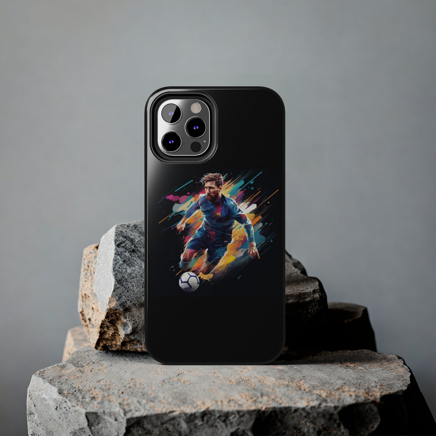 Messi Black iPhone Case