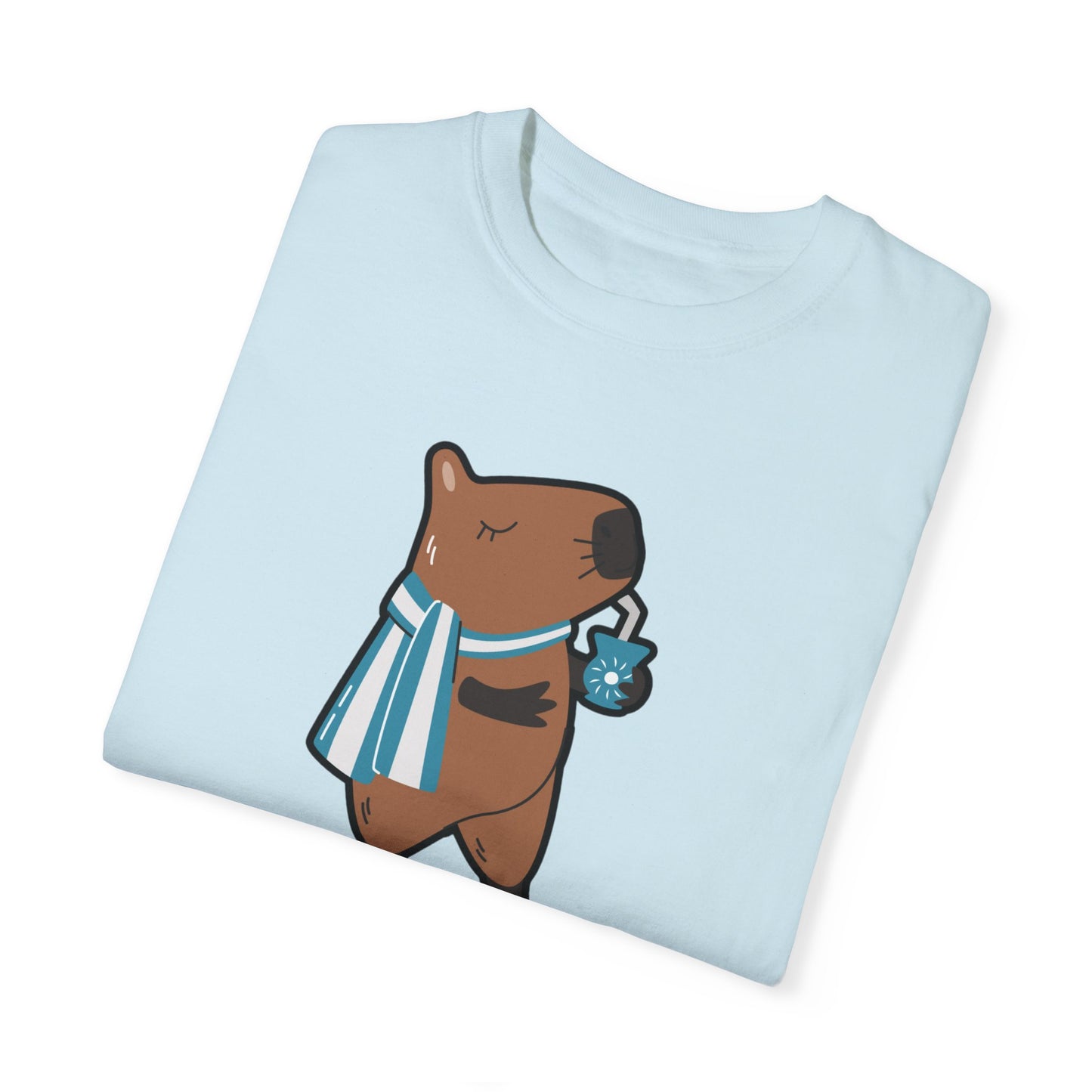 Capibara Tomando Mate Argentina Remera