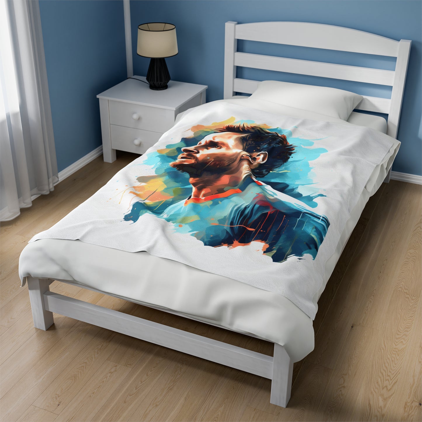 Messi Velveteen Plush Blanket