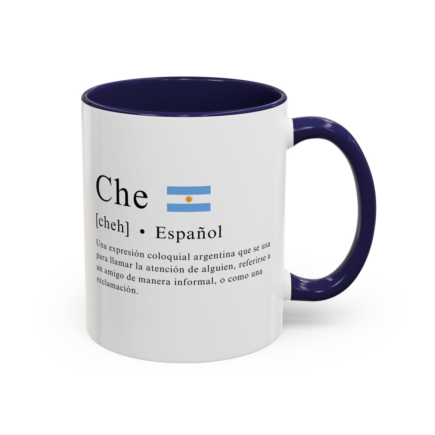 Taza "Che" con Definición y Bandera Argentina