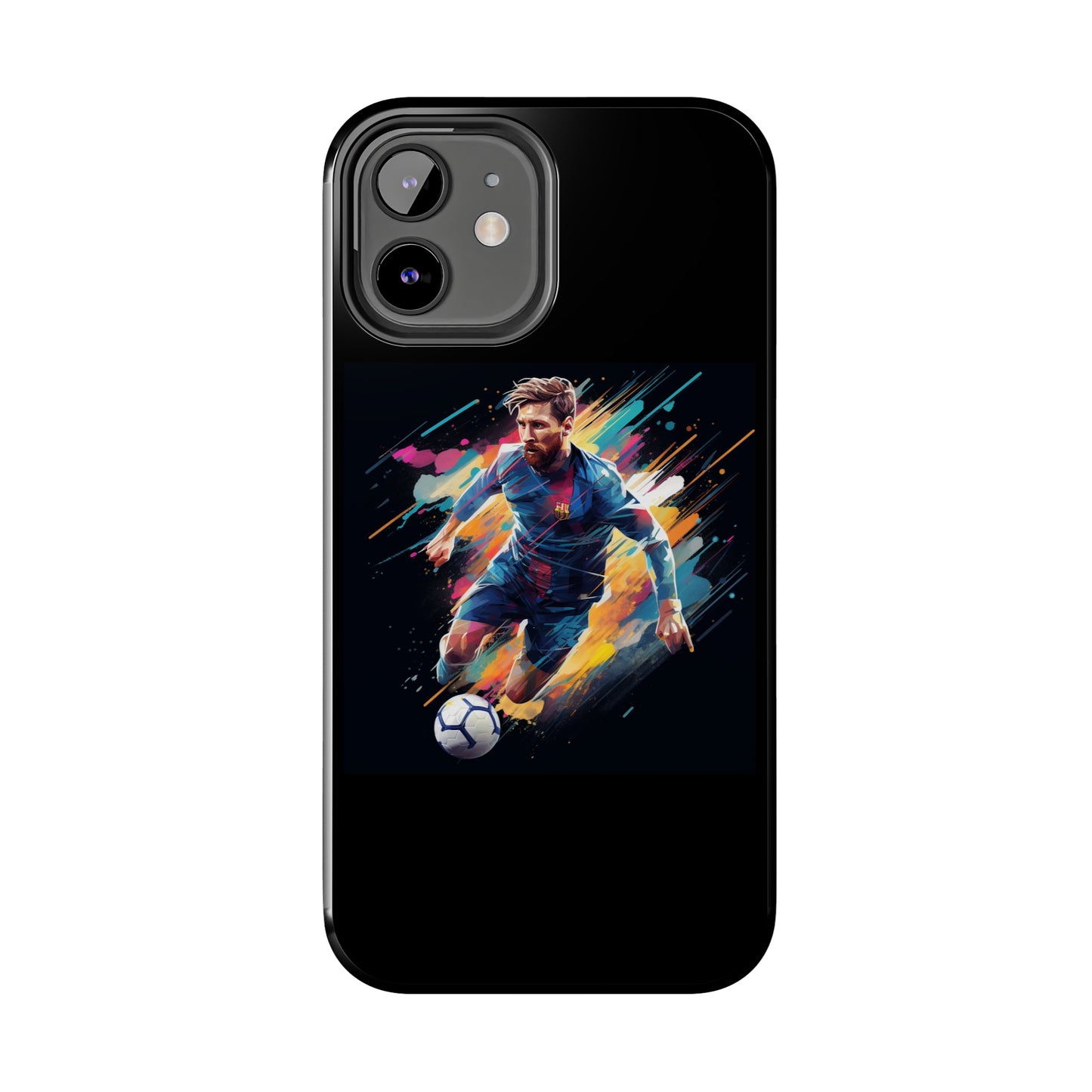 Messi Black iPhone Case