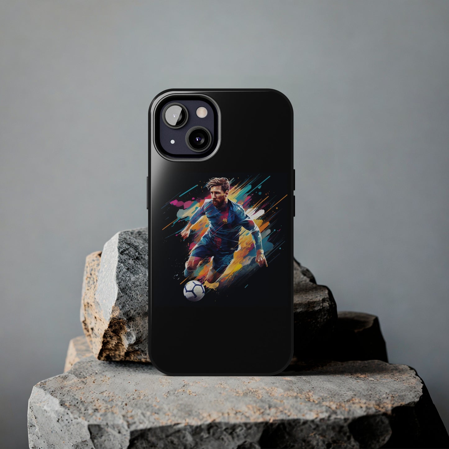 Messi Black iPhone Case