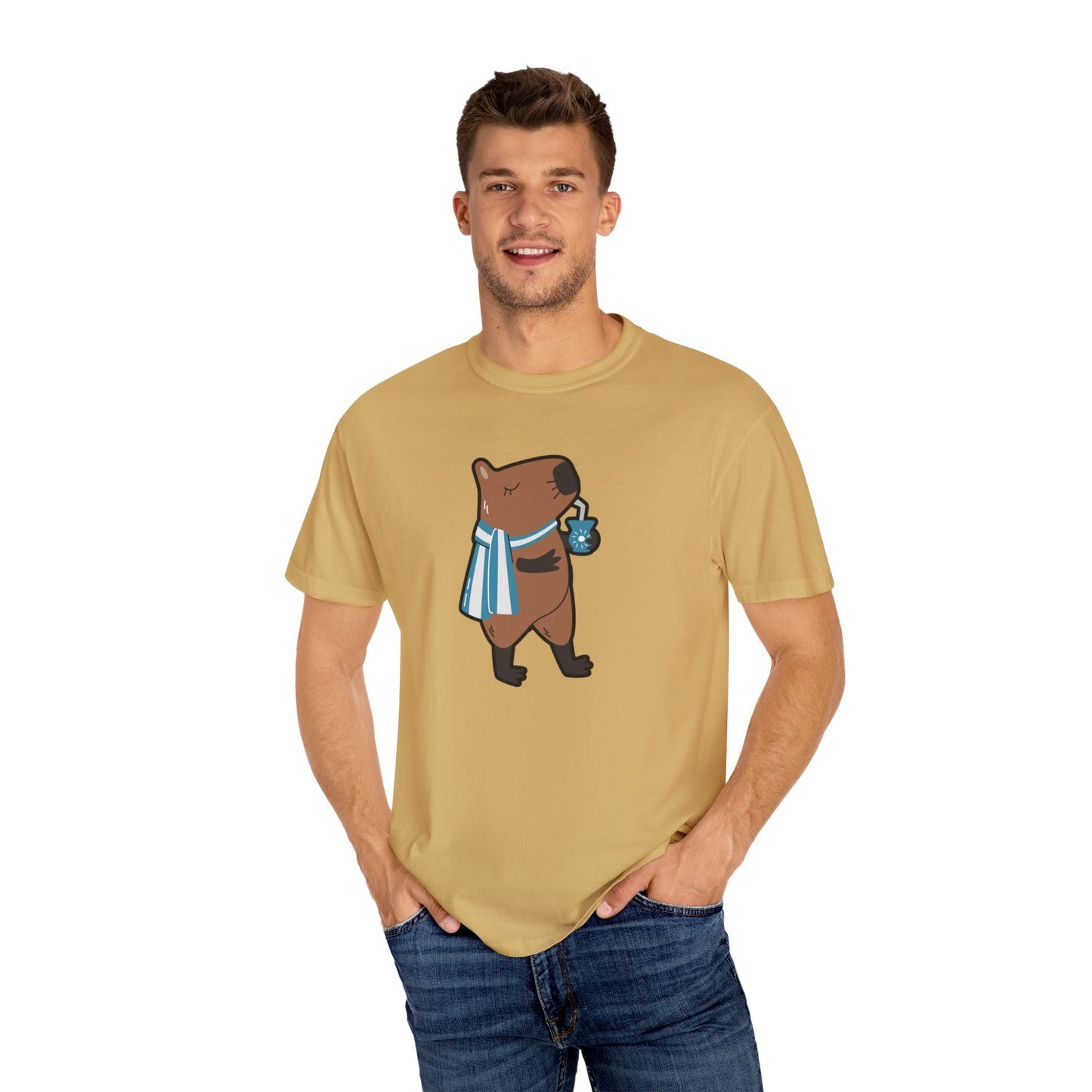 Capibara Tomando Mate Argentina Remera