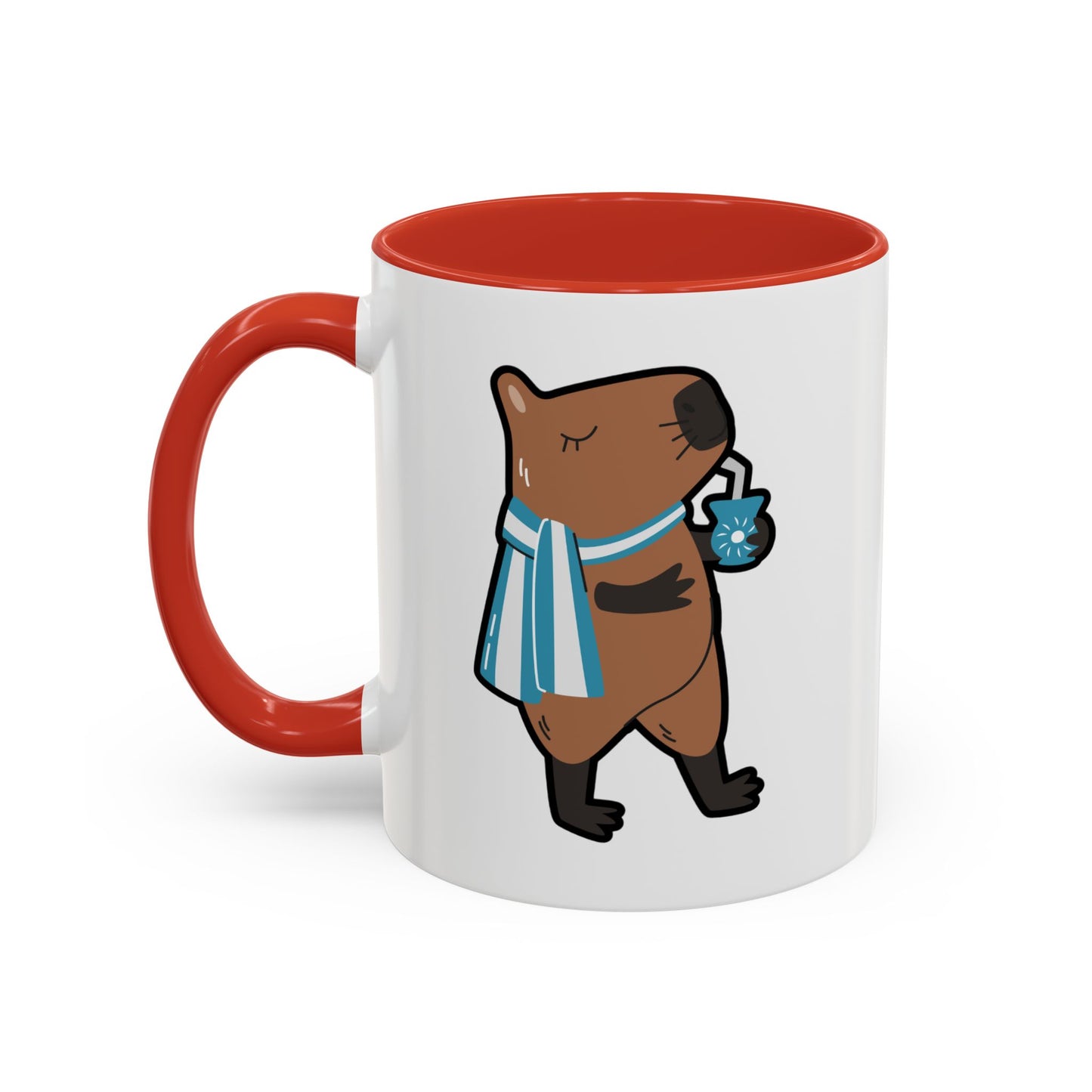 Capibara Tomando Mate Argentina Taza