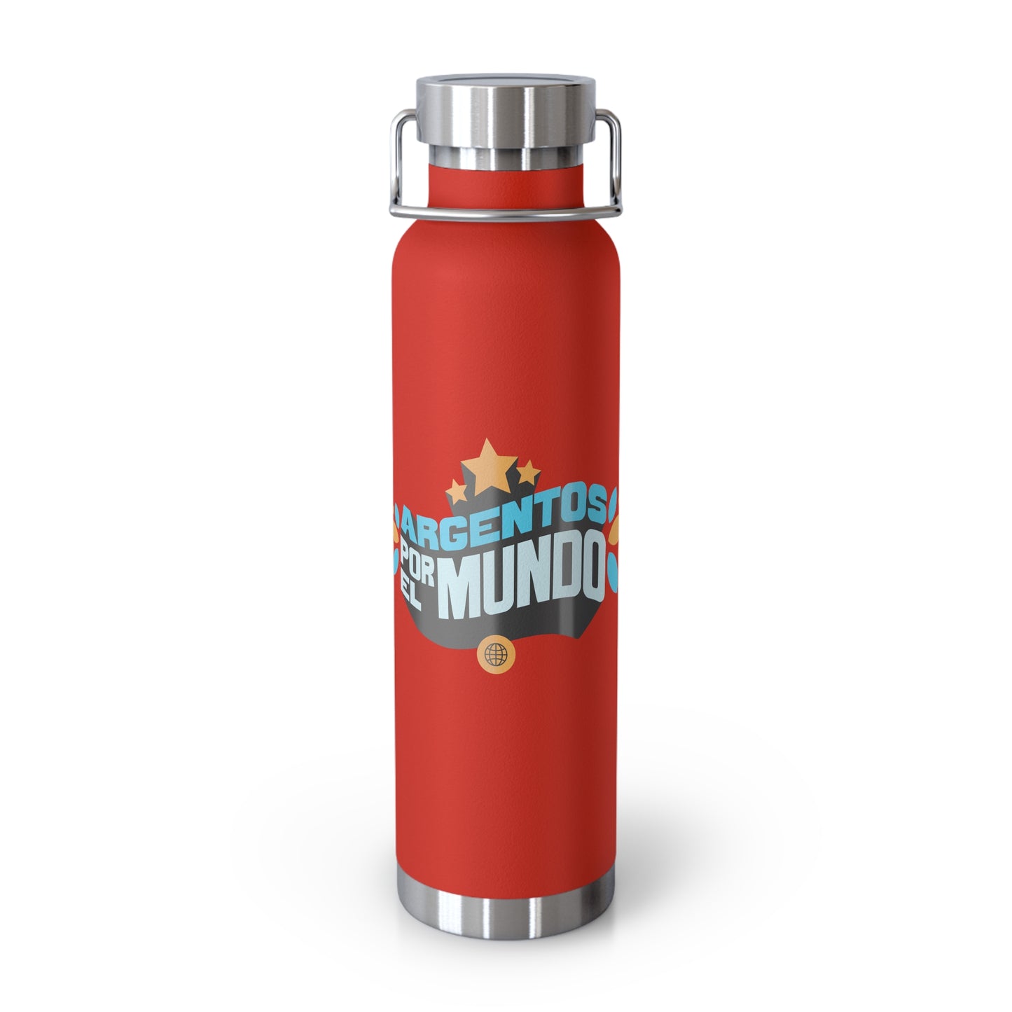 Argentos Por El Mundo Copper Vacuum Insulated Bottle, 22oz