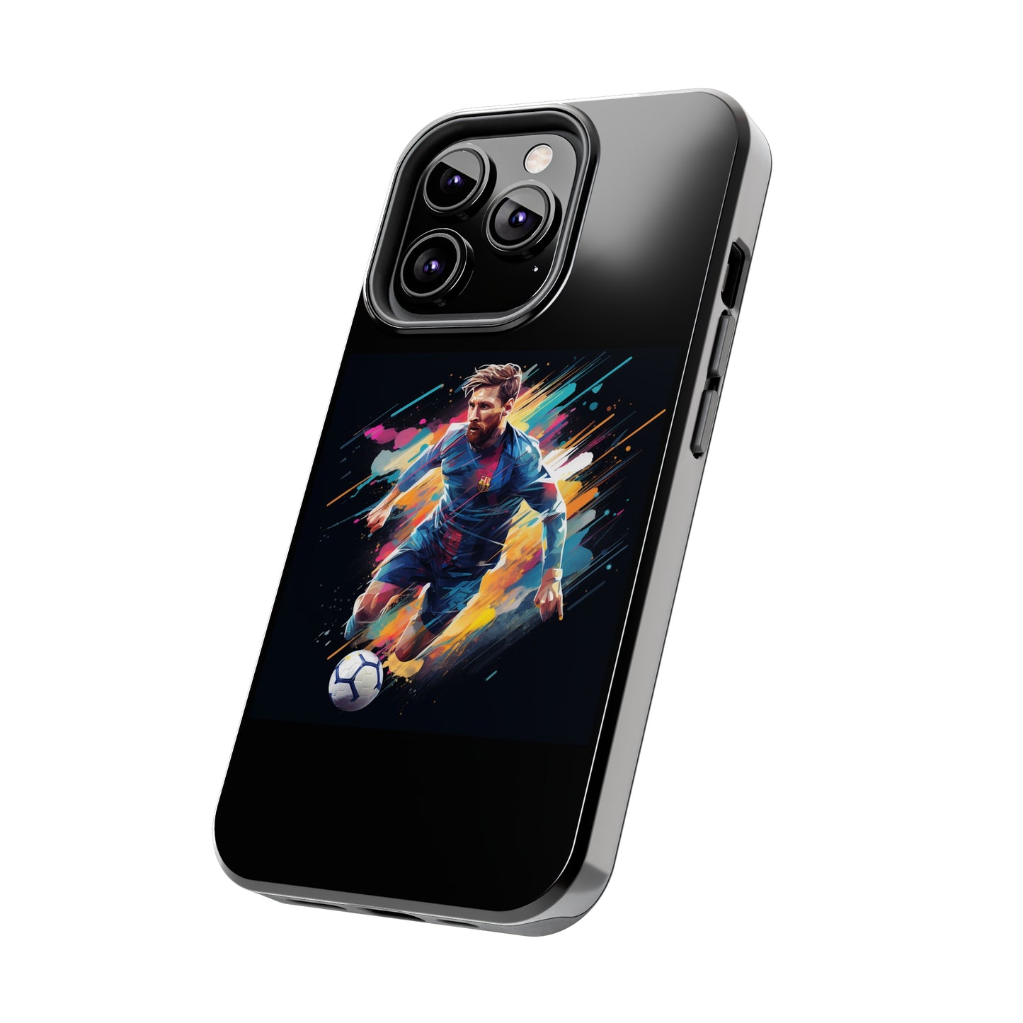 Messi Black iPhone Case