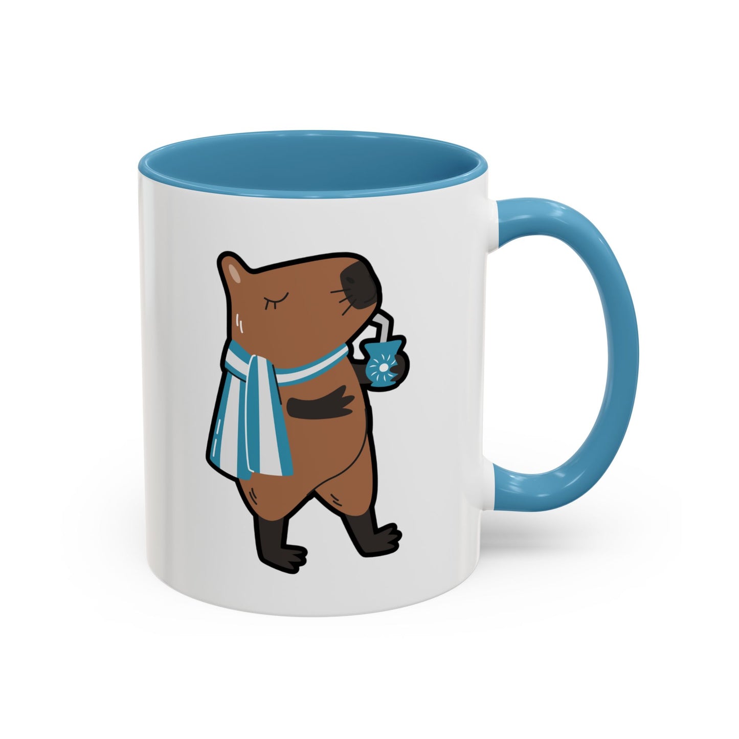 Capibara Tomando Mate Argentina Taza