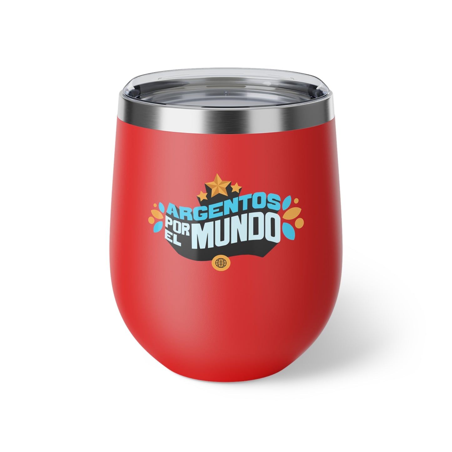 Argentos Por El Mundo Copper Vacuum Insulated Cup, 12oz