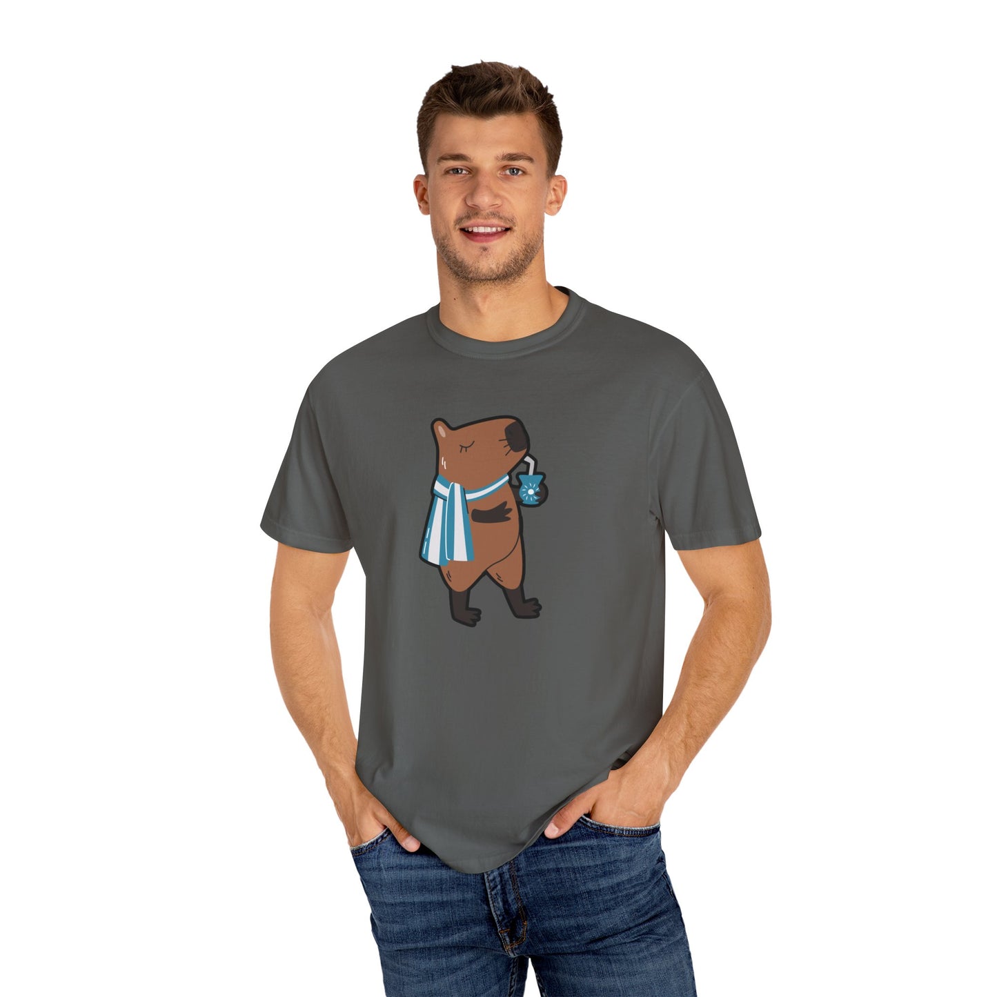 Capibara Tomando Mate Argentina Remera