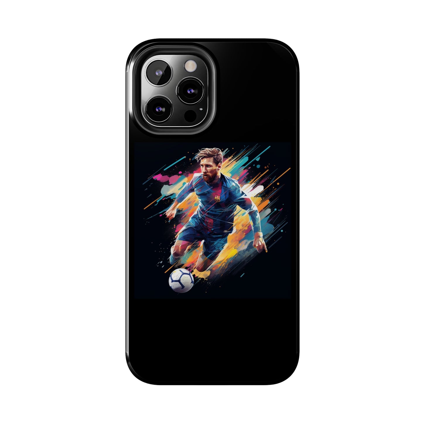 Messi Black iPhone Case