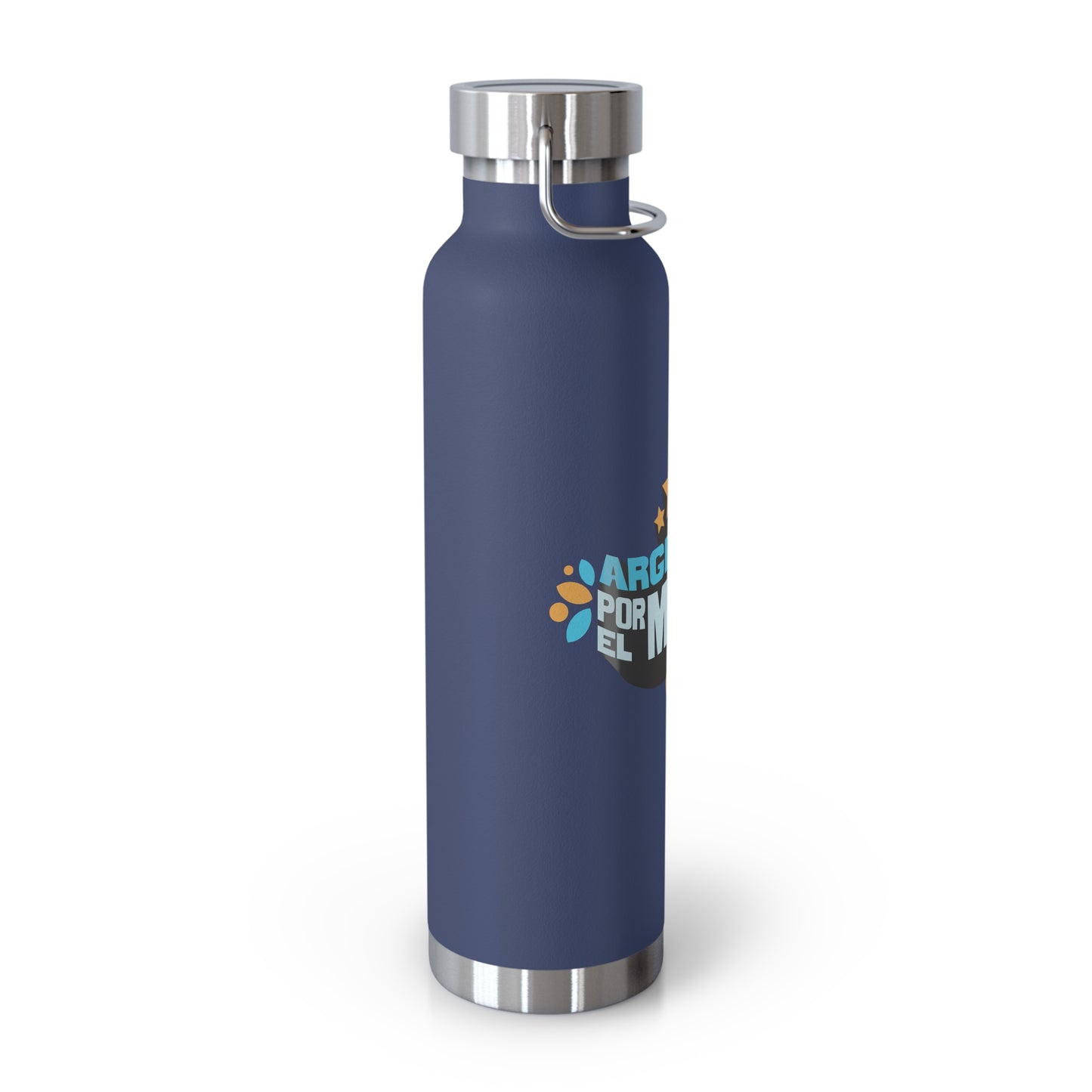 Argentos Por El Mundo Copper Vacuum Insulated Bottle, 22oz