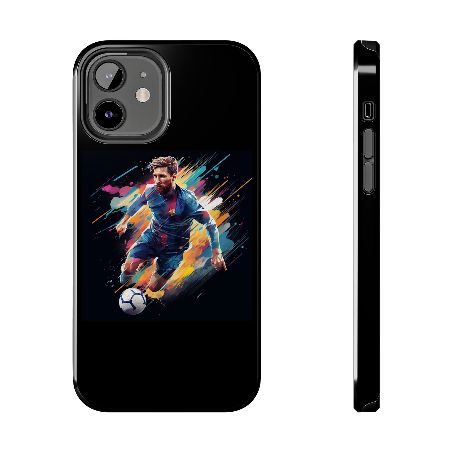 Messi Black iPhone Case