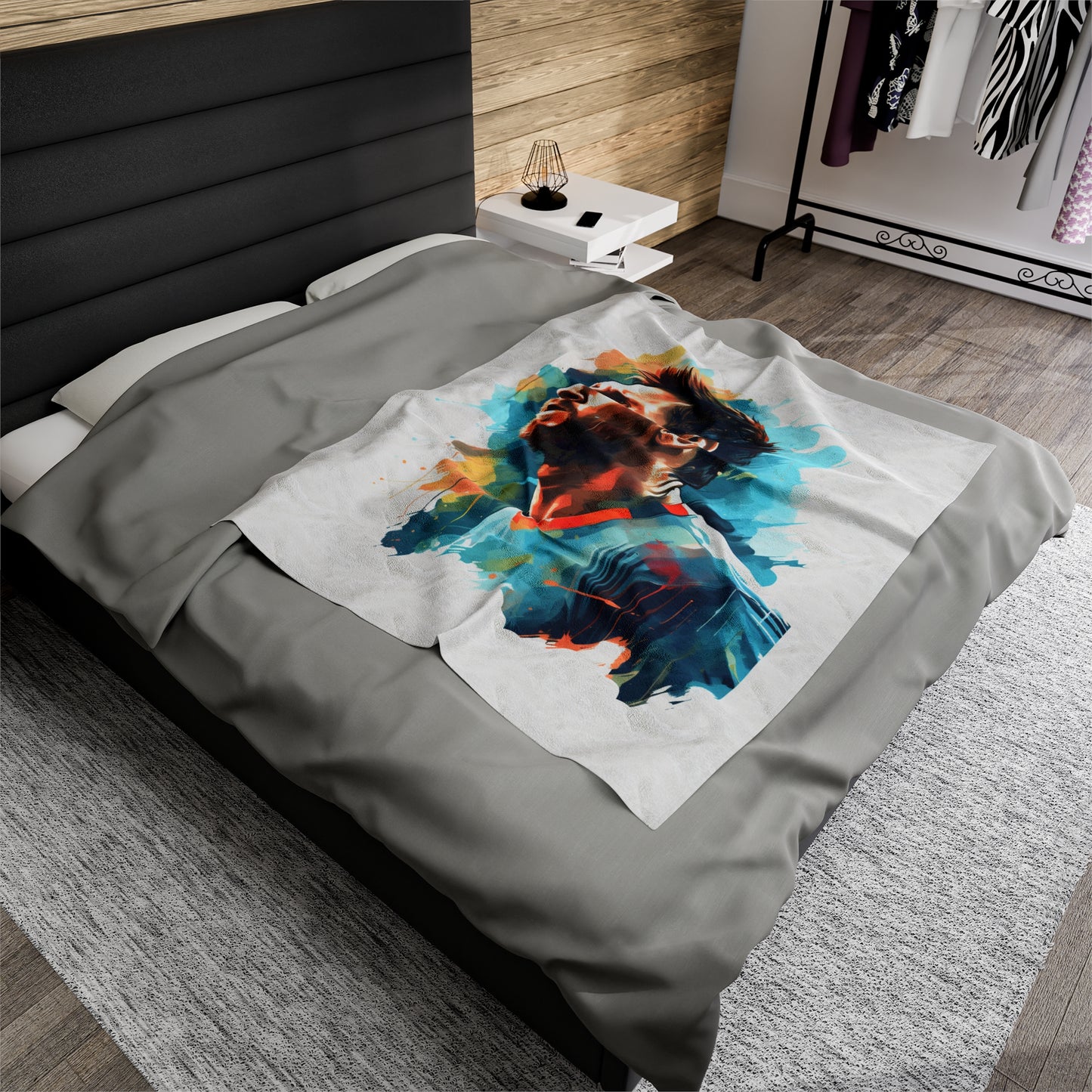 Messi Velveteen Plush Blanket