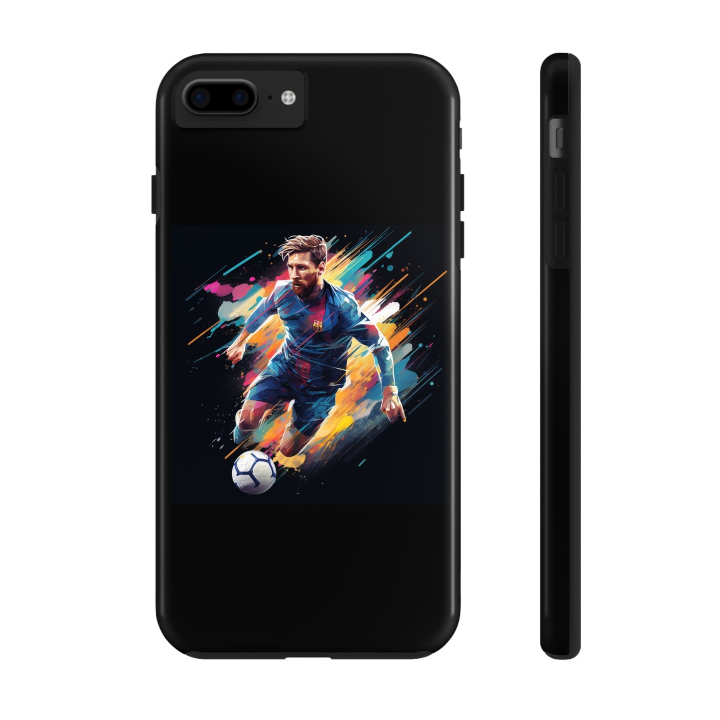 Messi Black iPhone Case