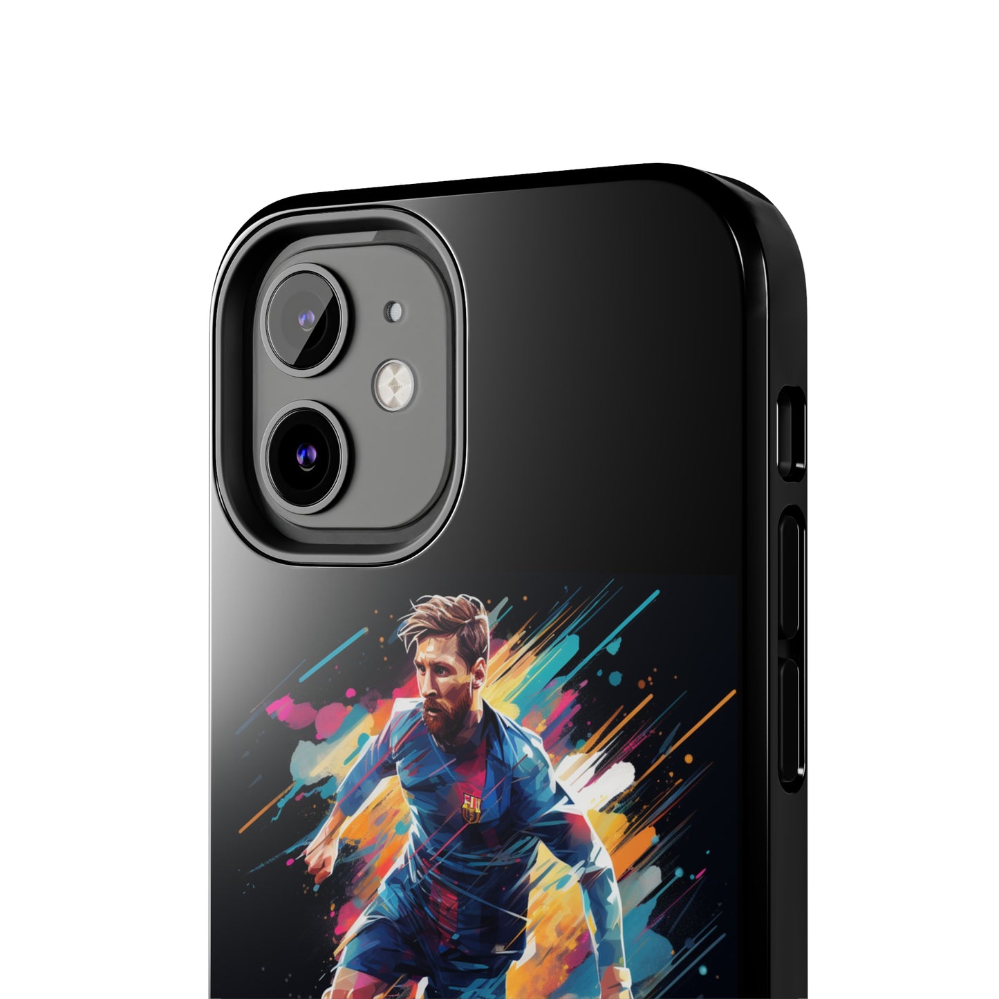 Messi Black iPhone Case