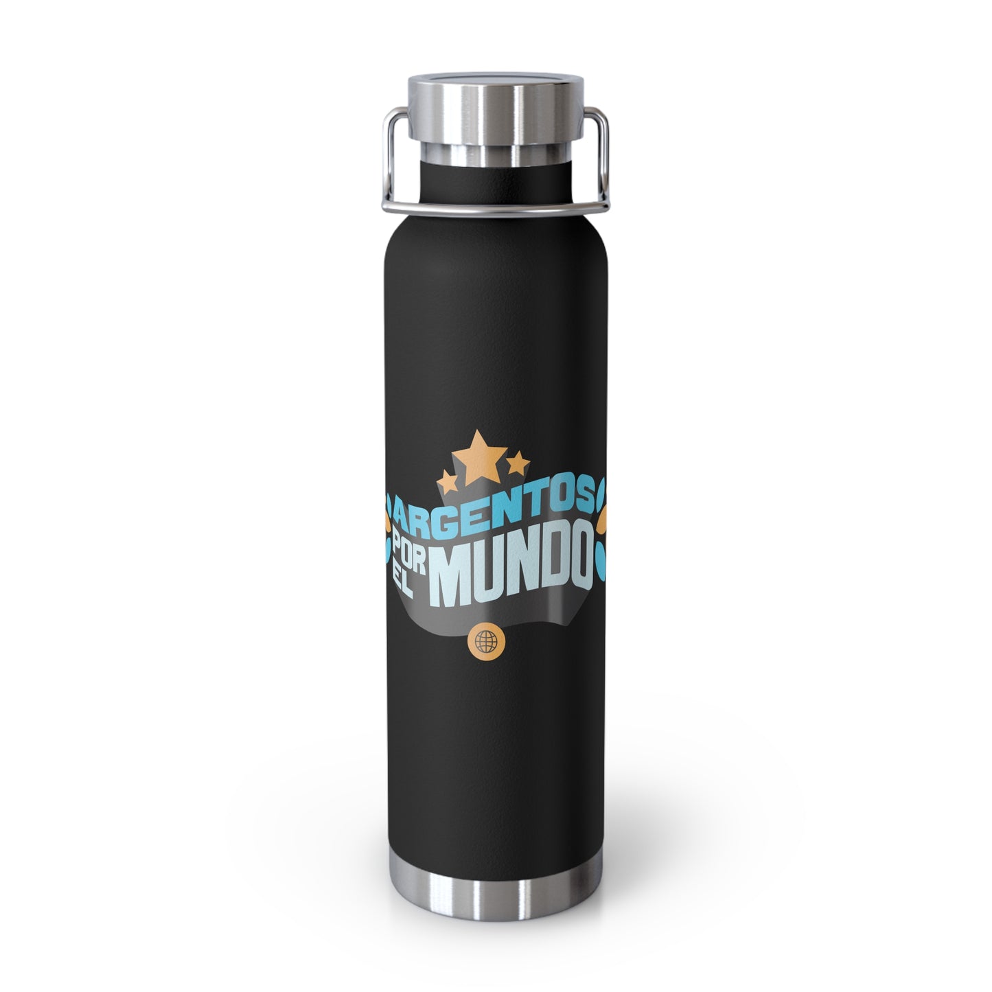 Argentos Por El Mundo Copper Vacuum Insulated Bottle, 22oz