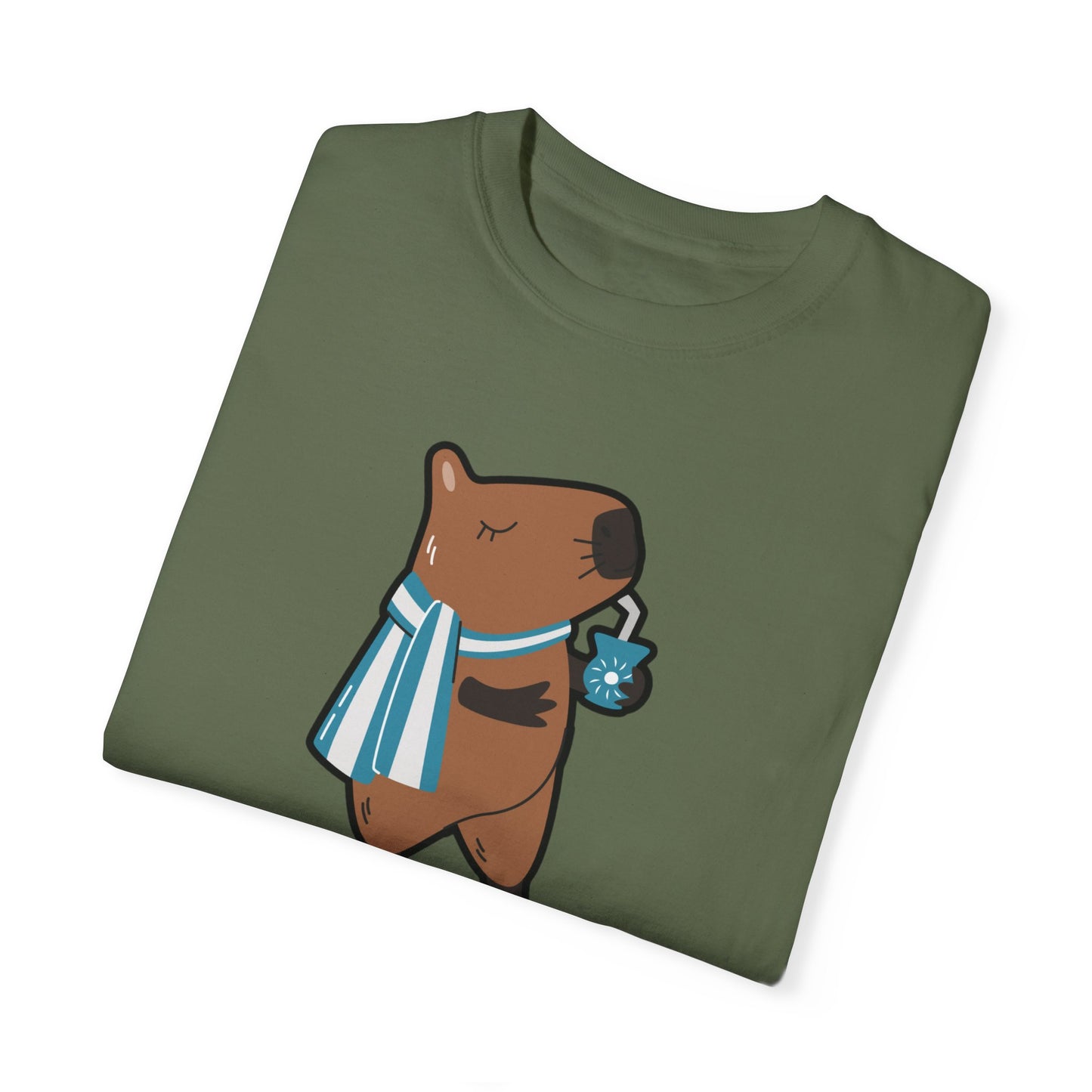 Capibara Tomando Mate Argentina Remera