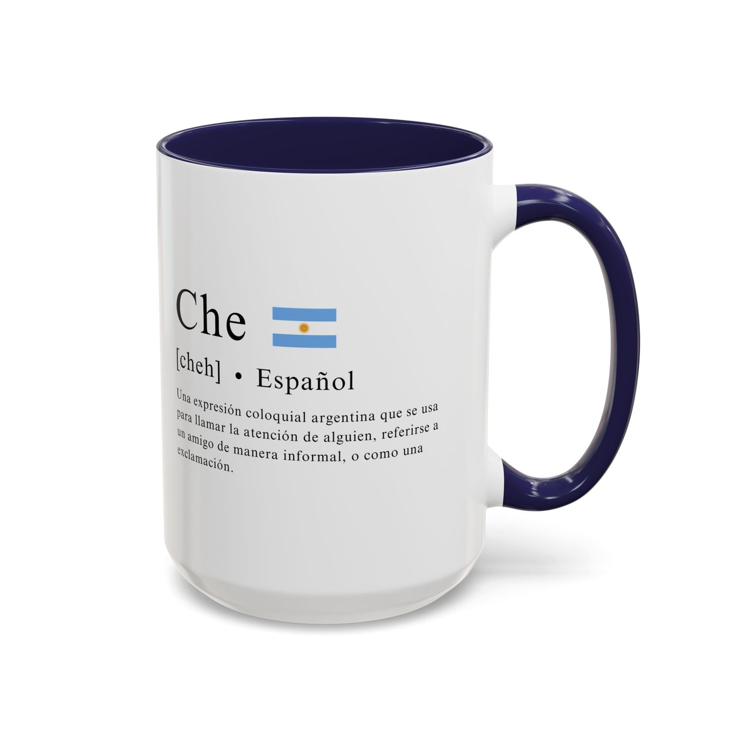 Taza "Che" con Definición y Bandera Argentina