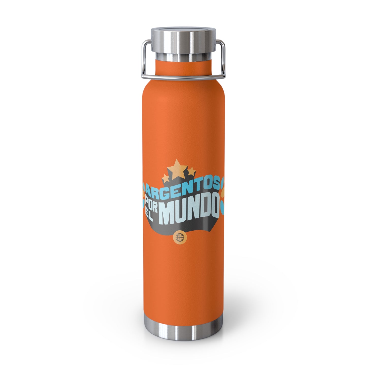 Argentos Por El Mundo Copper Vacuum Insulated Bottle, 22oz