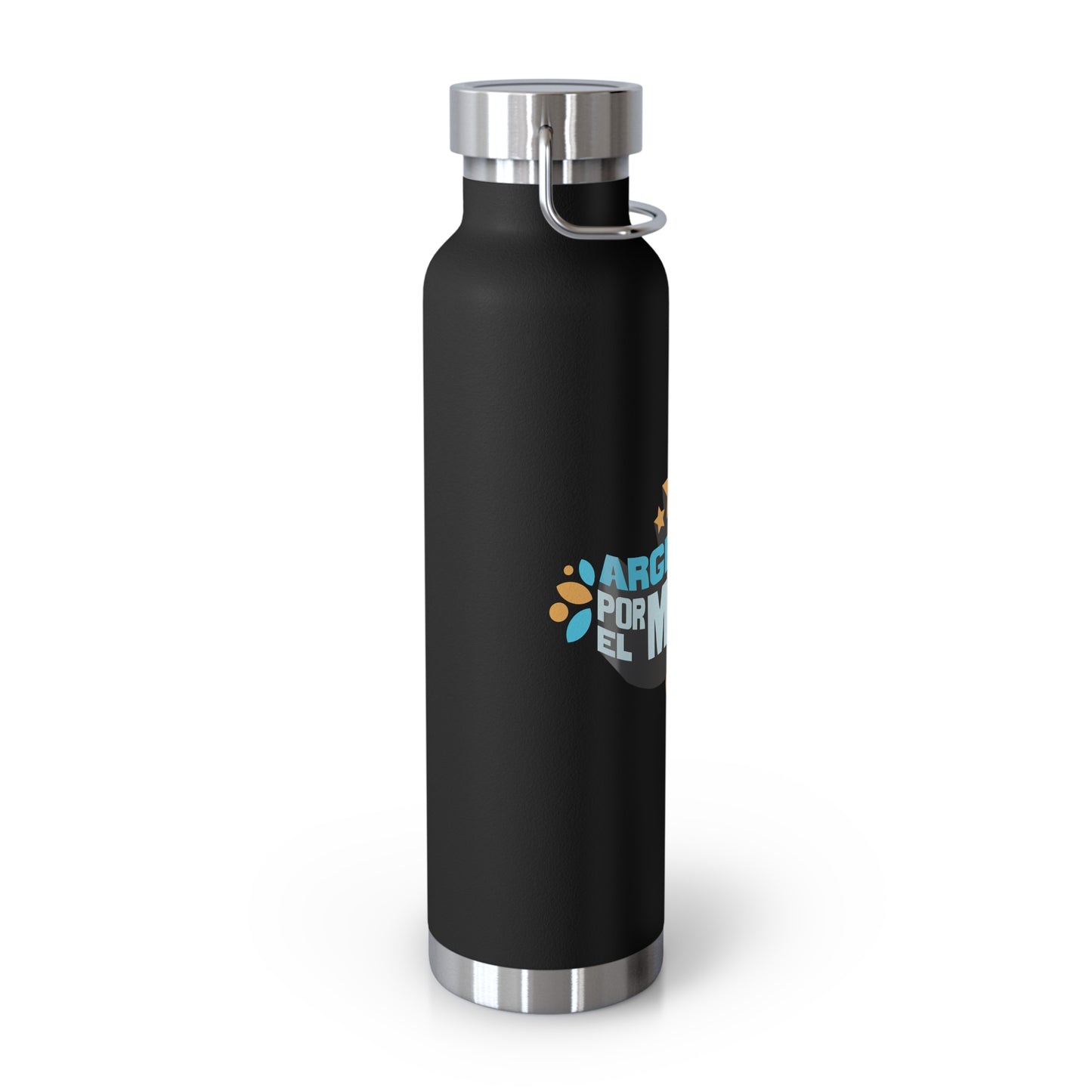 Argentos Por El Mundo Copper Vacuum Insulated Bottle, 22oz
