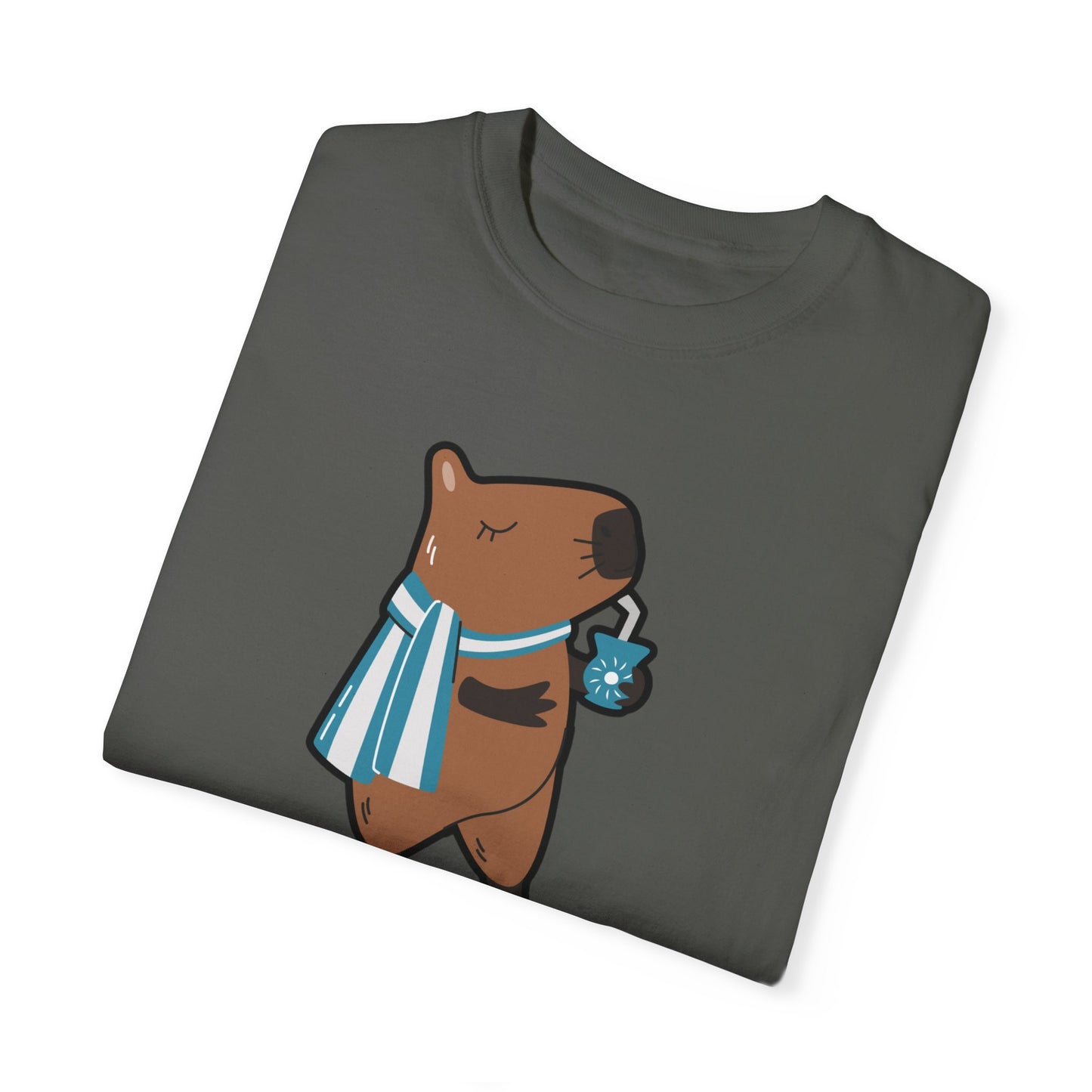 Capibara Tomando Mate Argentina Remera