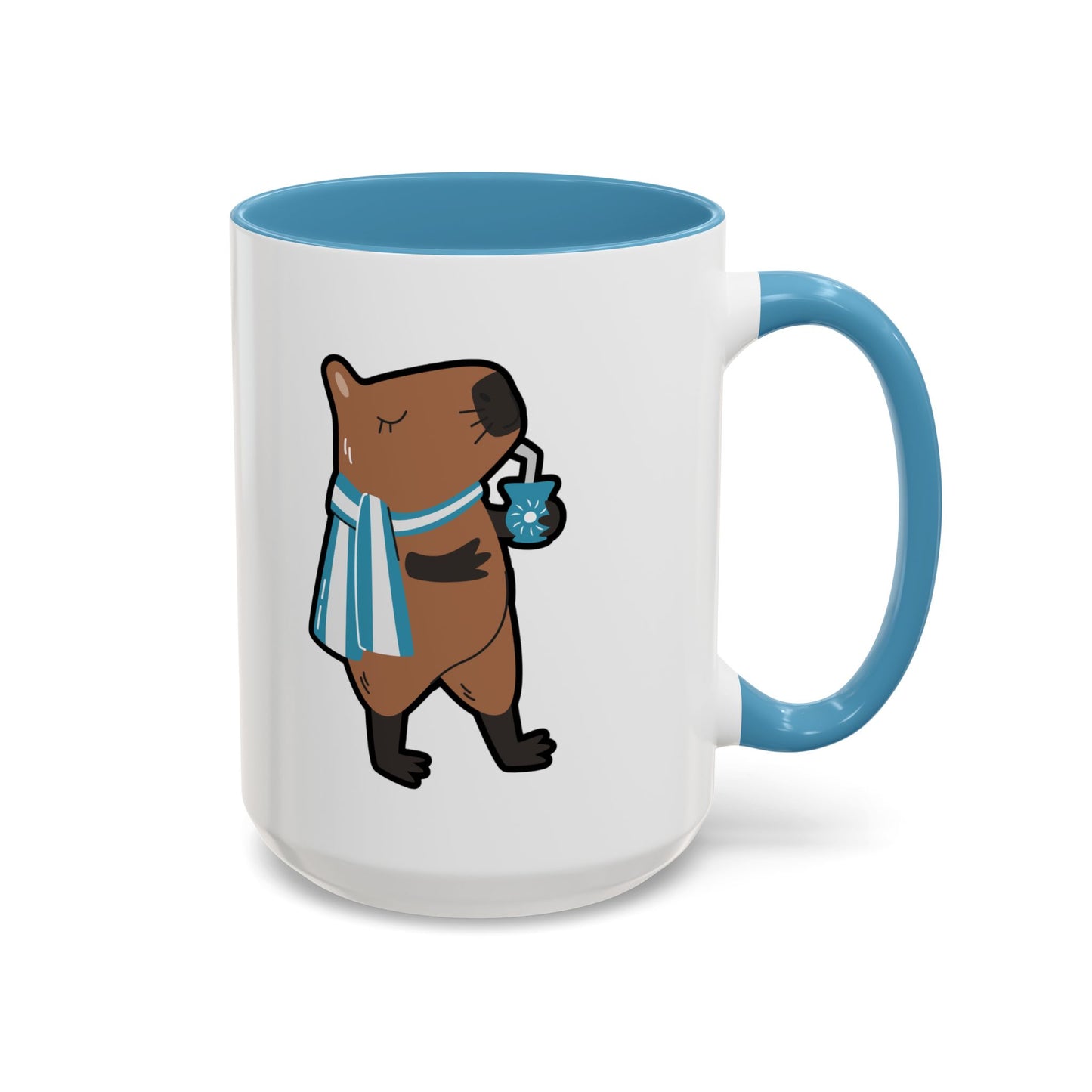 Capibara Tomando Mate Argentina Taza