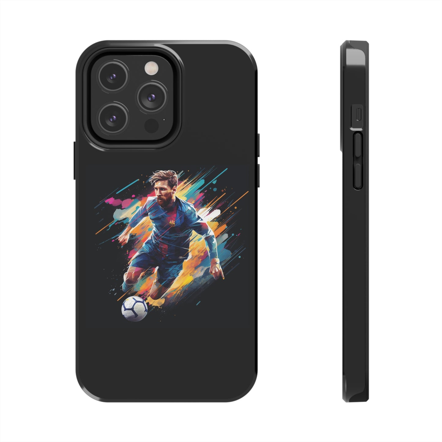 Messi Black iPhone Case