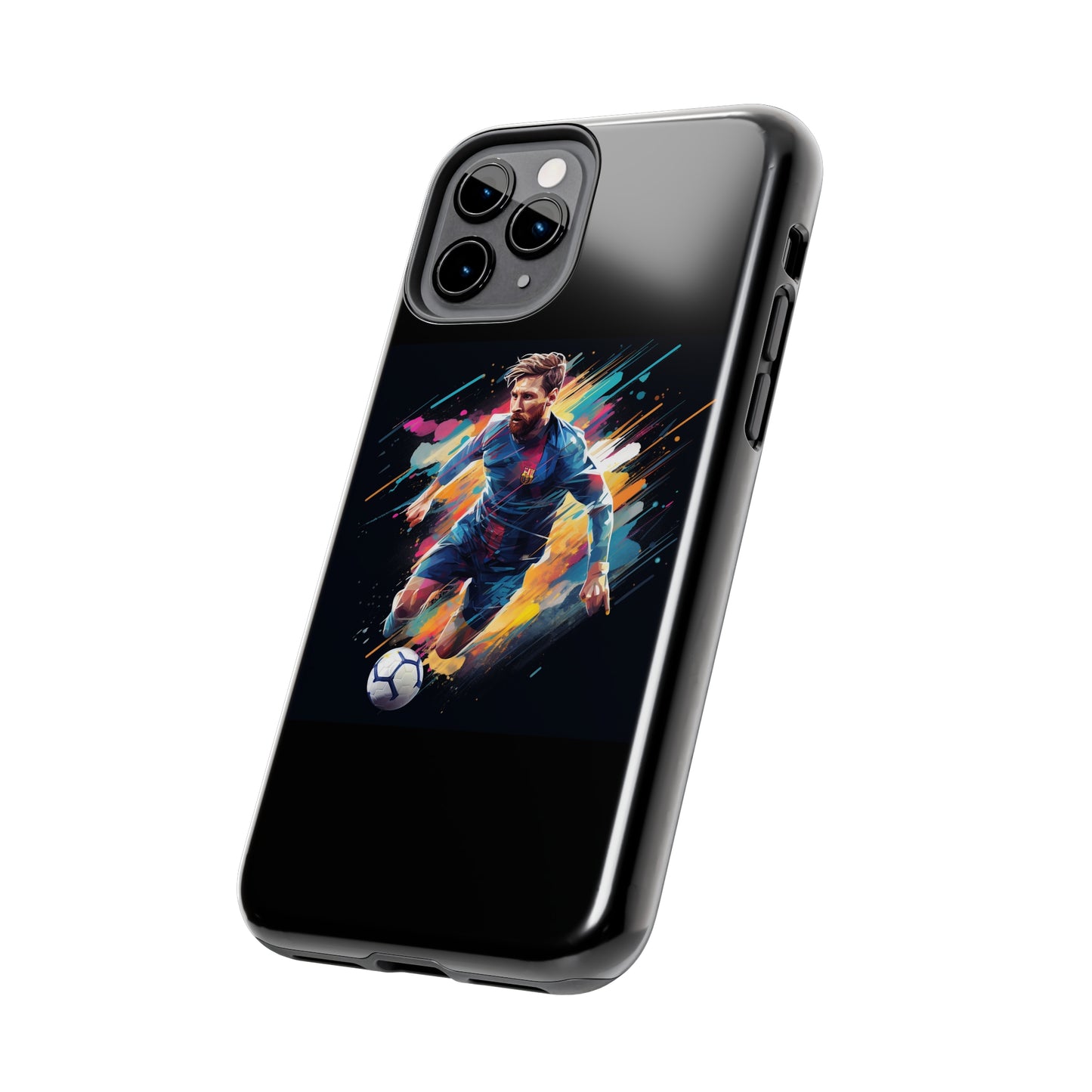 Messi Black iPhone Case