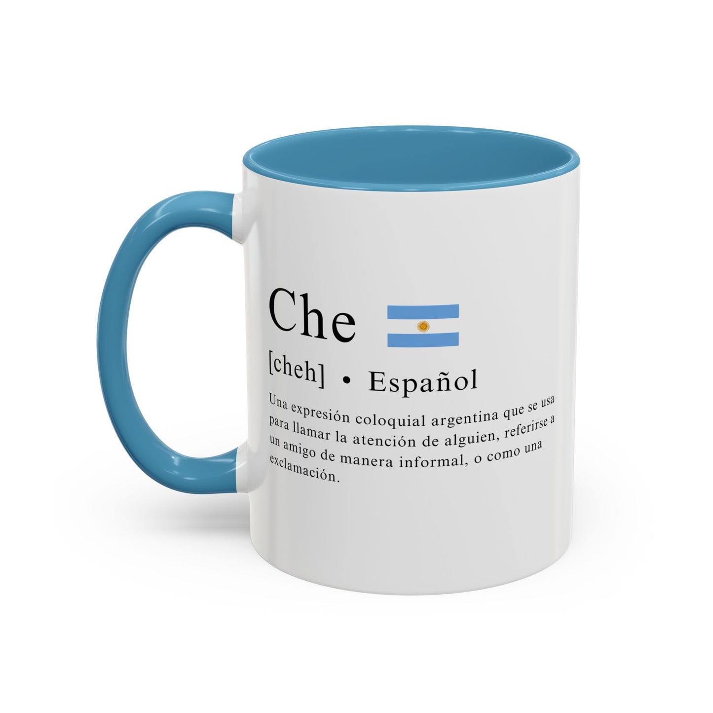 Taza "Che" con Definición y Bandera Argentina