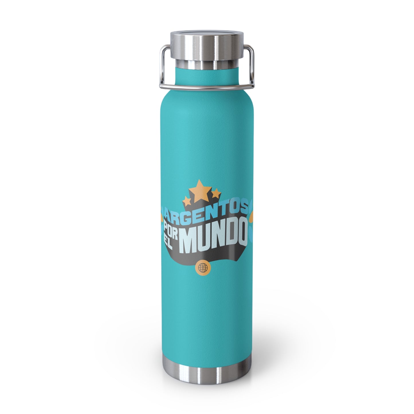 Argentos Por El Mundo Copper Vacuum Insulated Bottle, 22oz