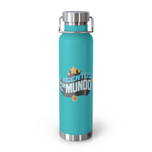 Argentos Por El Mundo Copper Vacuum Insulated Bottle, 22oz