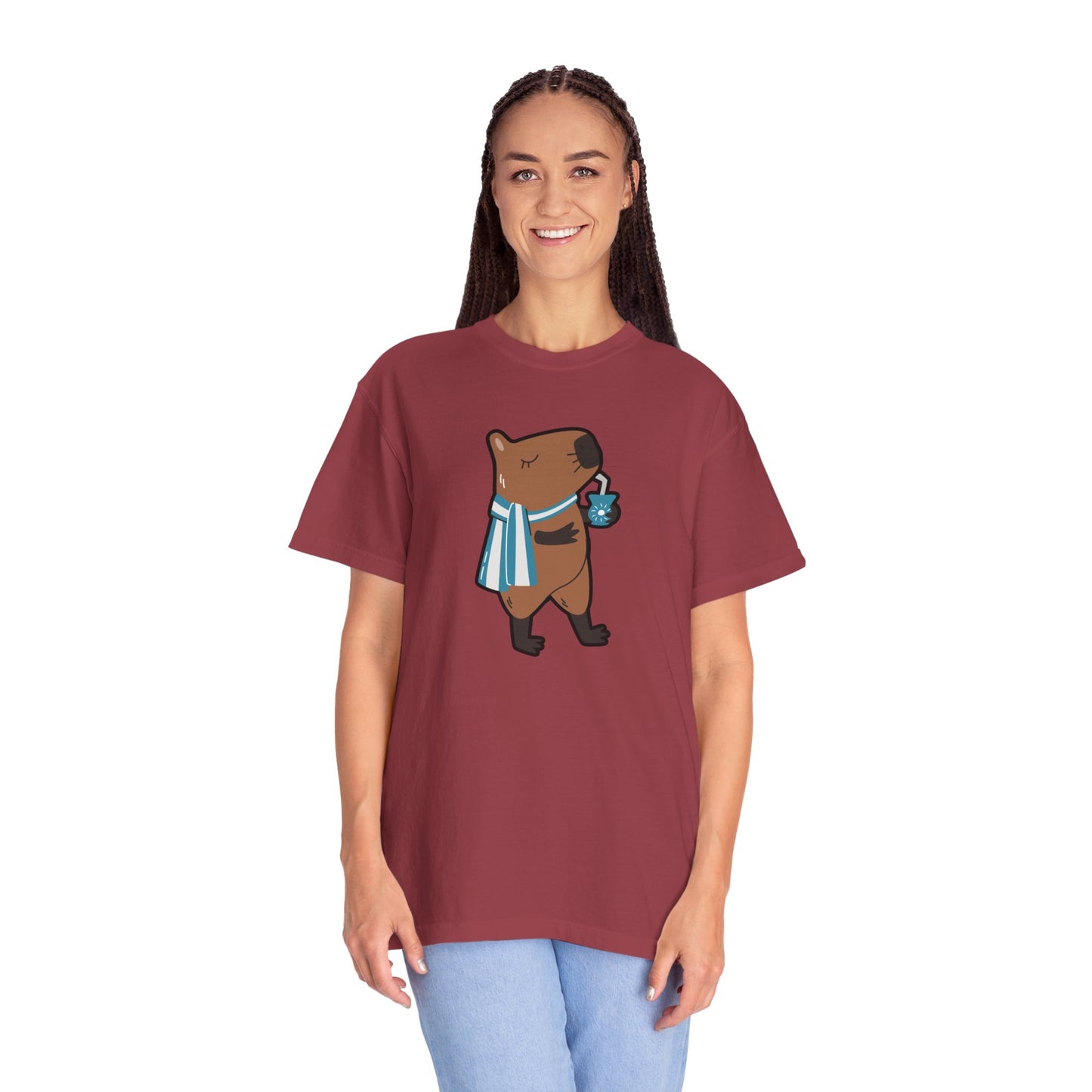 Capibara Tomando Mate Argentina Remera