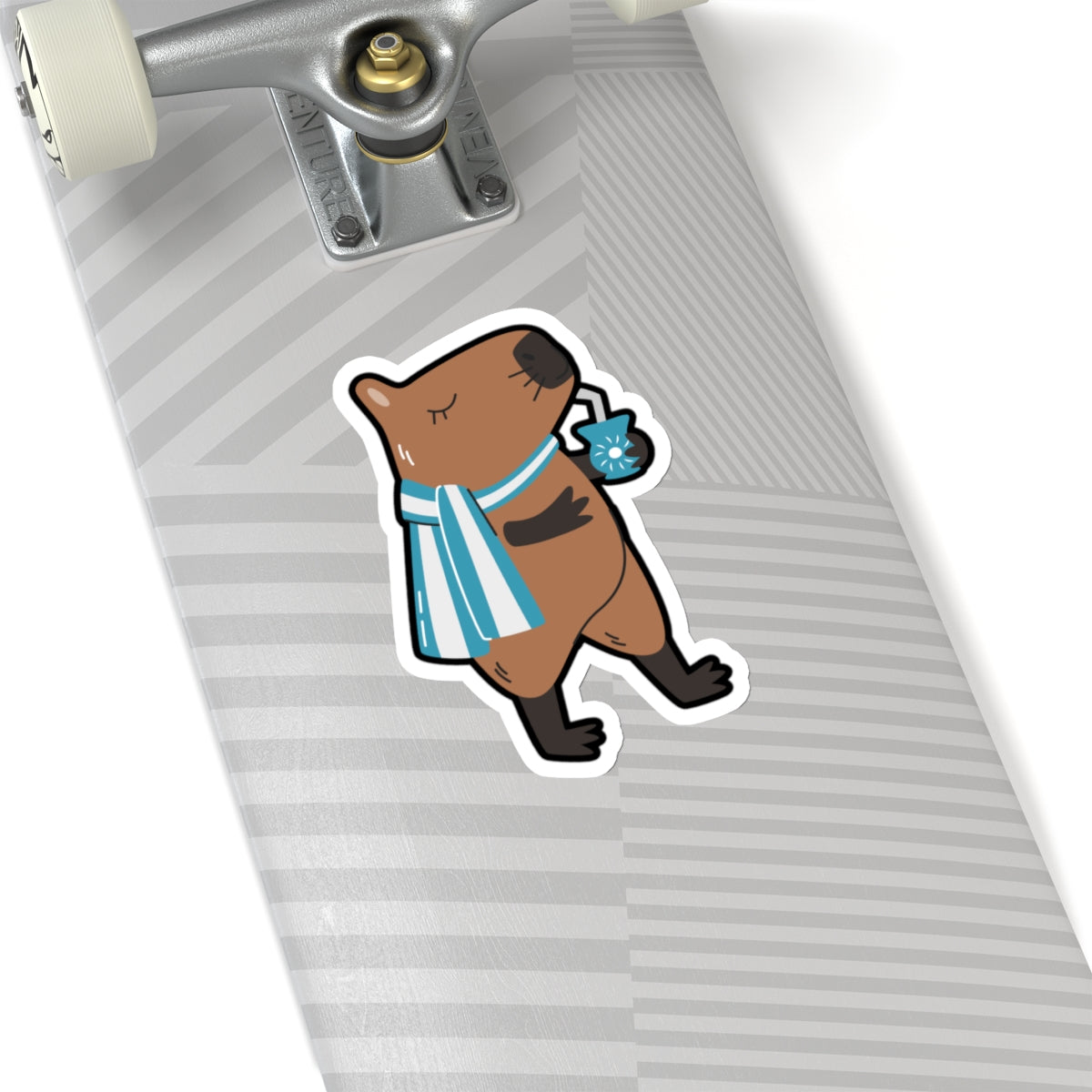 Capibara Tomando Mate Argentina Sticker